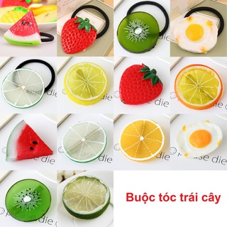 Buộc tóc - kẹp tóc trái cây độc đáo