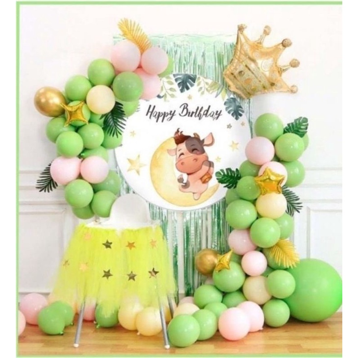 SET BÓNG SINH NHẬT CHO BÉ TRAI , BÉ GÁI TUỔI TRÂU THÔI NÔI