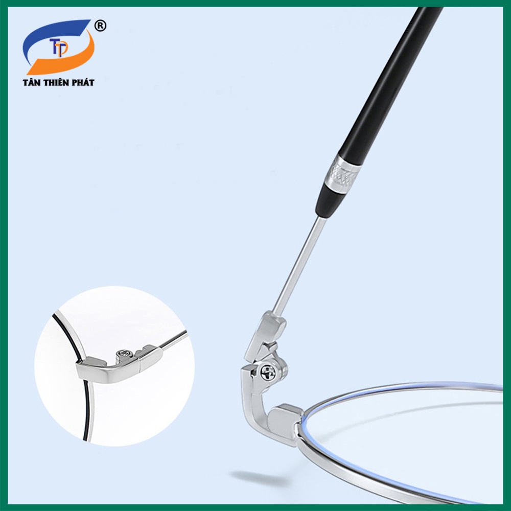 Gọng kính nam nữ mắt cận tròn kim loại 1912 màu đen, vàng, bạc. Tròng kính giả cận 0 độ chống ánh sáng xanh, chống UV