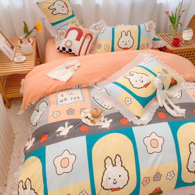 Cotton bèo voan hàn quốc