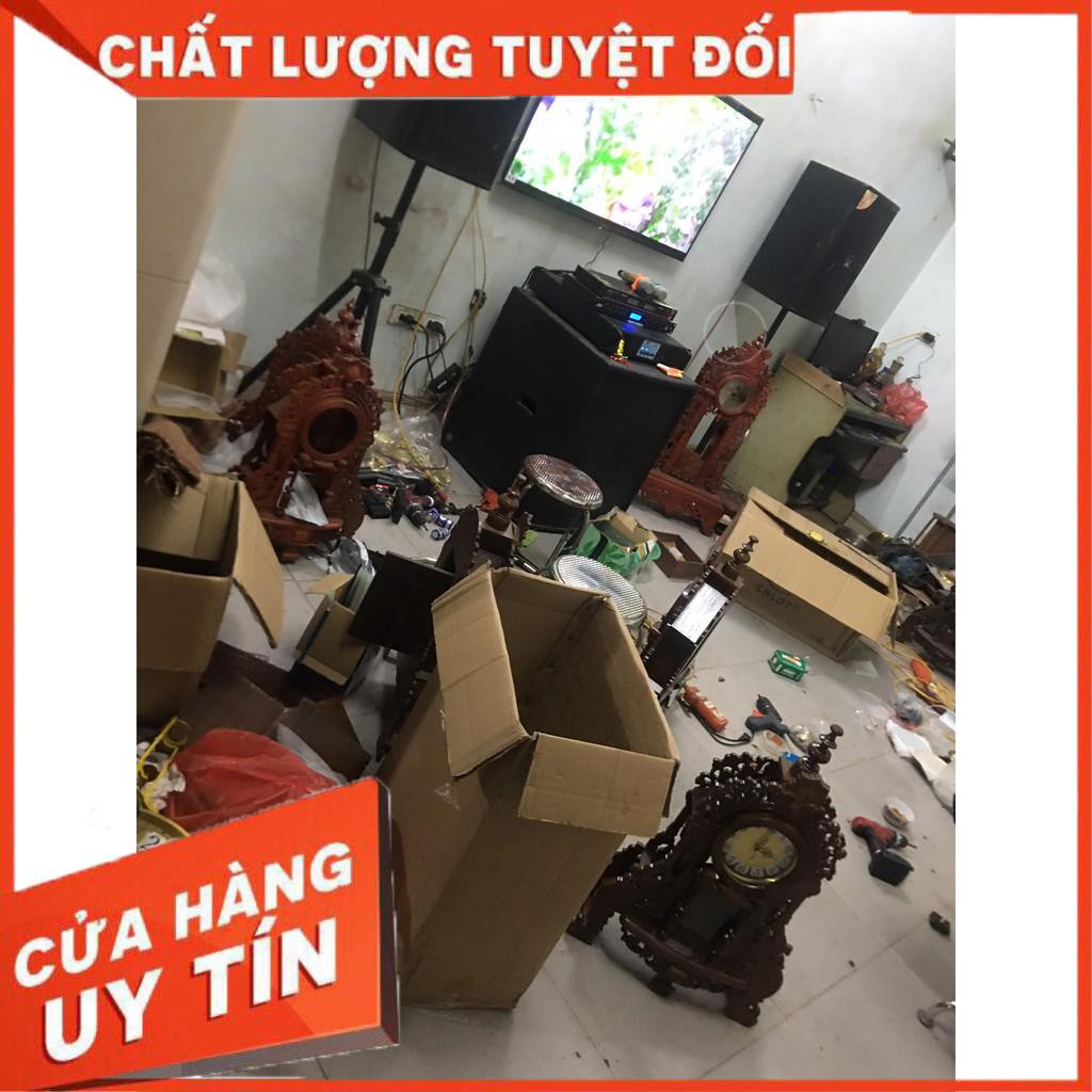 [Hàng cao cấp - loại 1] Đồng hồ để bàn đứng quả lắc gỗ mun, gỗ gõ sang trọng - đẳng cấp