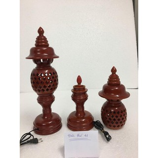 ĐÈN THỜ GỖ CAO 41 CM