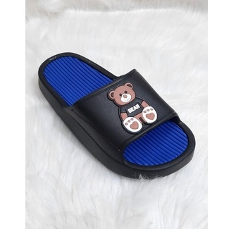 Dép đế bánh mì hình gấu, dép quai ngang nam nữ siêu hot