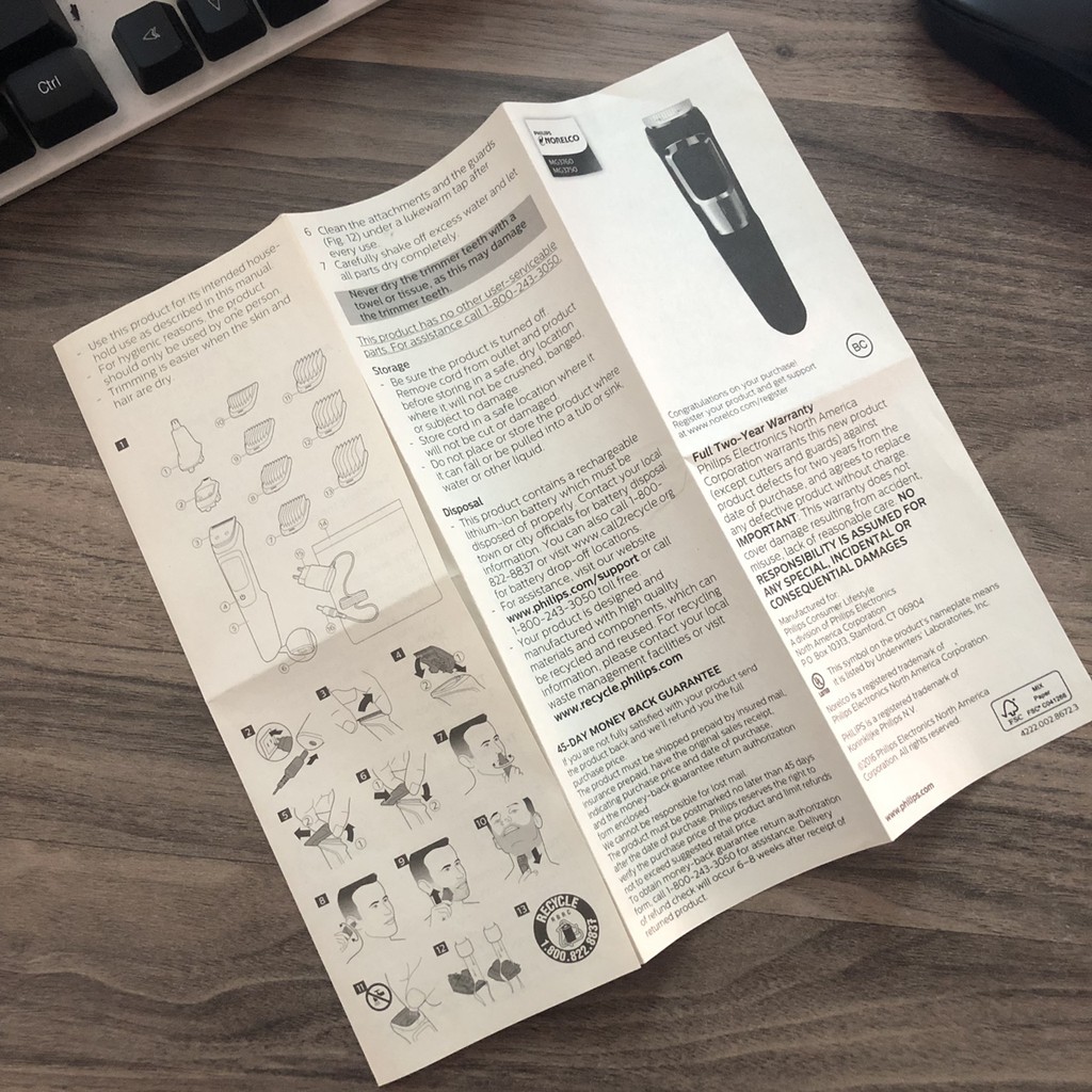 Tông đơ Philips USA Norelco Multigroom 3000