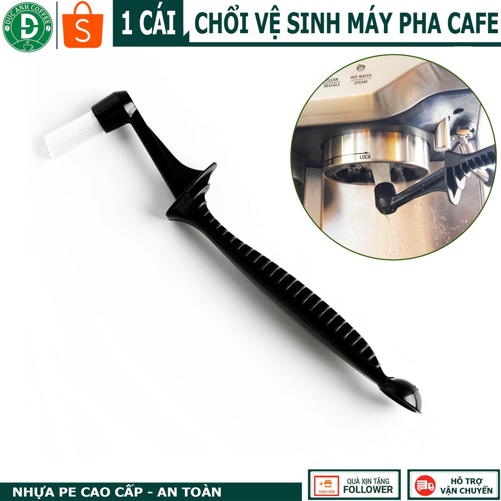 Chổi vệ sinh máy pha cafe, cọ vệ sinh cao cấp cho pha máy cà phê luôn ổn định DUC ANH COFFEE