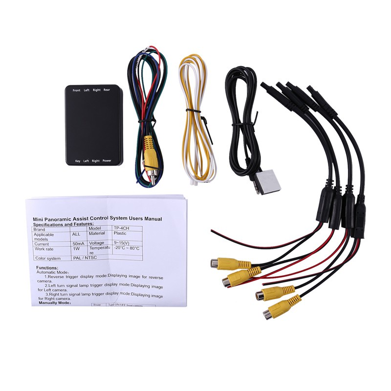 Hệ Thống Camera Chiếu Hậu 4 Chiều 360 Độ Cho Xe Hơi | BigBuy360 - bigbuy360.vn