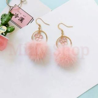 Bông tai cục bông hoa anh đào