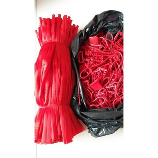 25 túi lưới đựng trái cây hành tỏi