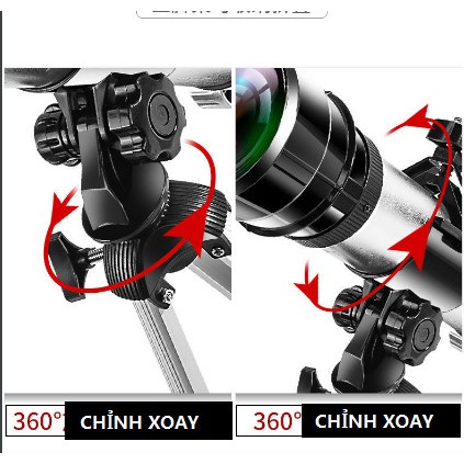 Kính viễn vọng thiên văn  ngắm sao công suất cao tầm nhìn không gian rõ ràng.