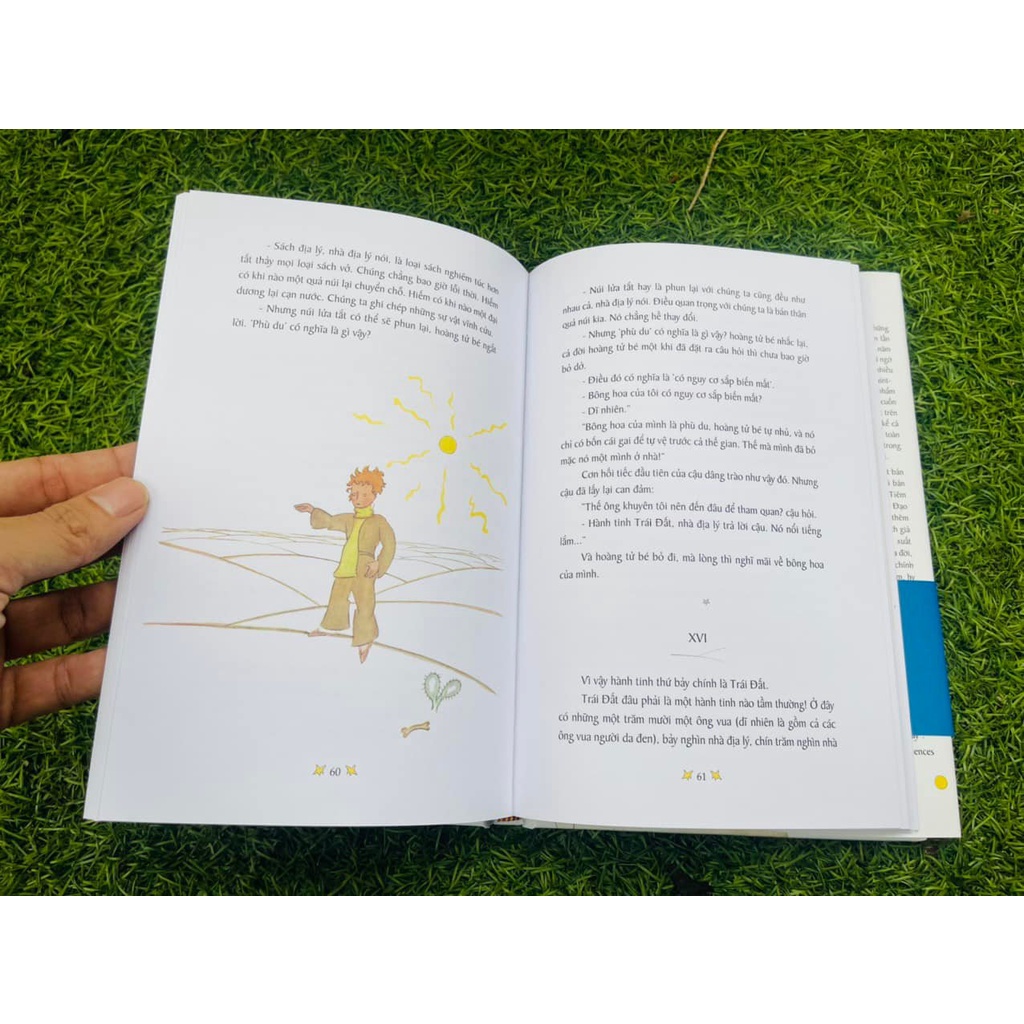 Sách - Hoàng Tử Bé - Antoine de Saint – Exupéry (Trác Phong dịch) - Bình Book - Bìa cứng Kỉ niệm - Minh họa In màu