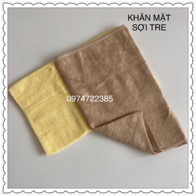 Khăn mặt sợi tre thấm hút mềm mại kích thước 30x46cm