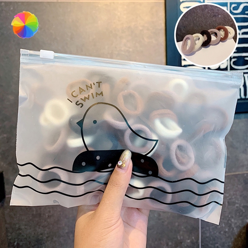 Túi dây buộc tóc nhỏ co giãn nhiều màu sắc tùy chọn xinh xắn dành cho bé gái