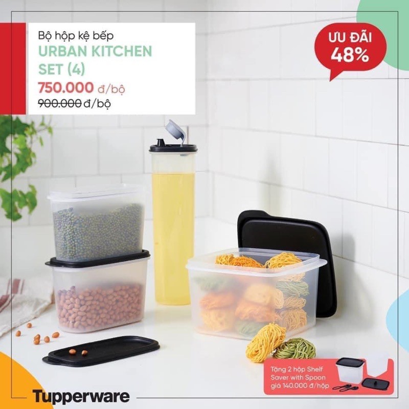 tupperware Bộ kệ bếp Urban kitchen set 4