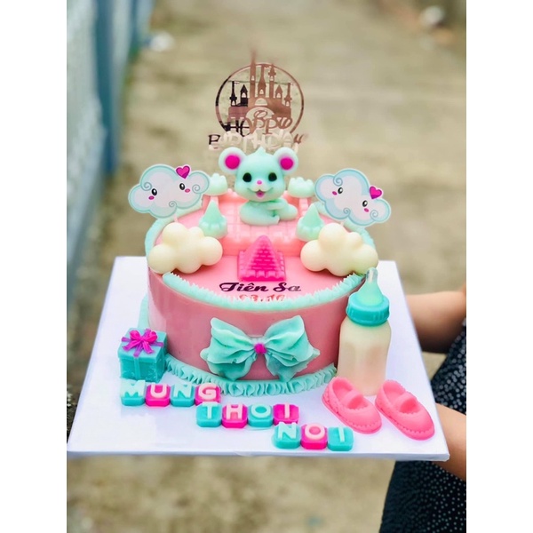 Khuôn Silicone Chủ Đề Em Bé Quần Áo Giày Dép Bình Bú Vớ