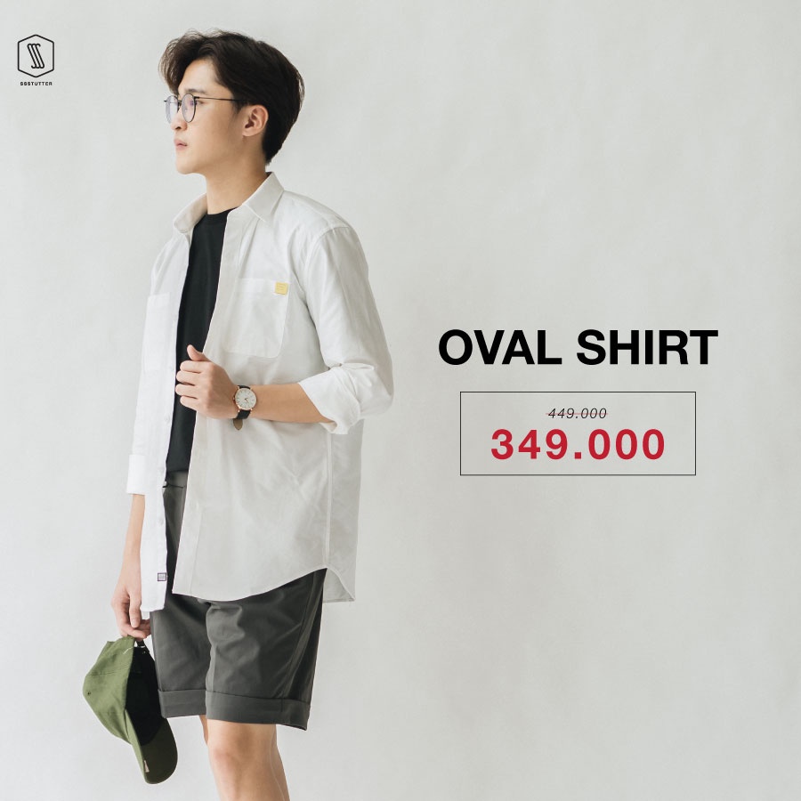 Áo Sơ Mi Nam SSSTUTTER SSS' Oval Shirt | BigBuy360 - bigbuy360.vn
