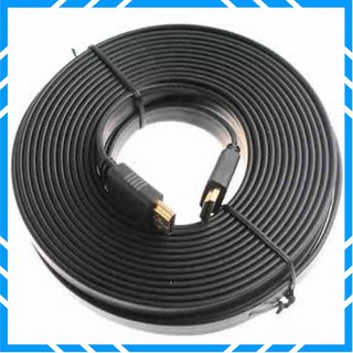 dây Cáp HDMI 10m  loại dẹt (Đen)