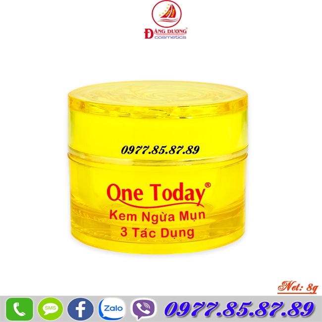 Kem ngừa mụn 3 tác dụng ốc sên one today 8g