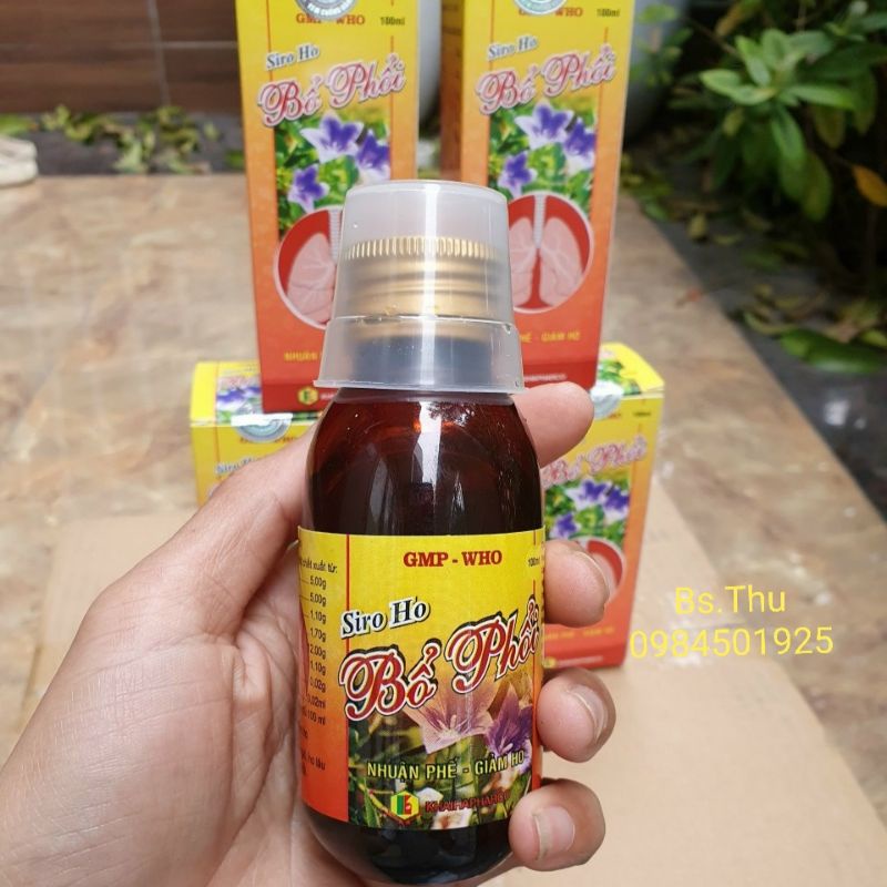 Siro Bổ Phổi chai 100ml hỗ trợ nhuận phế, giảm ho
