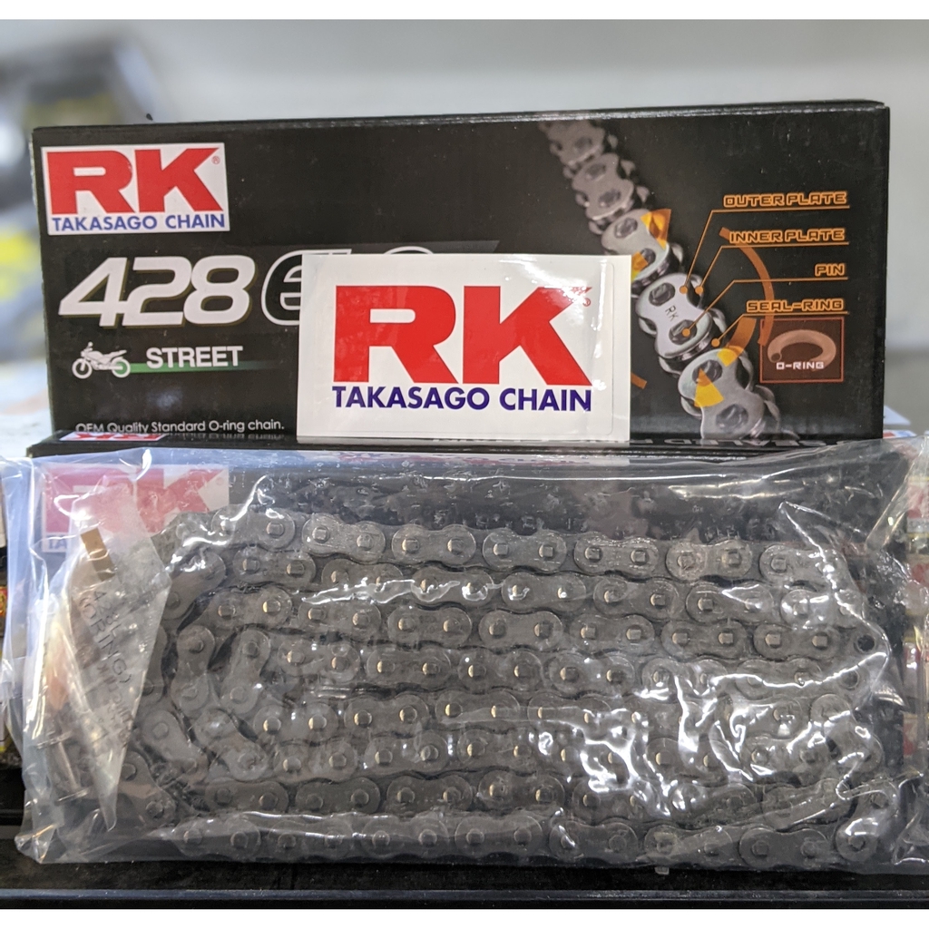 Combo nhông sên dĩa RK dành cho Yamaha R15v3-Vixion155i-Xsr155-Mt15