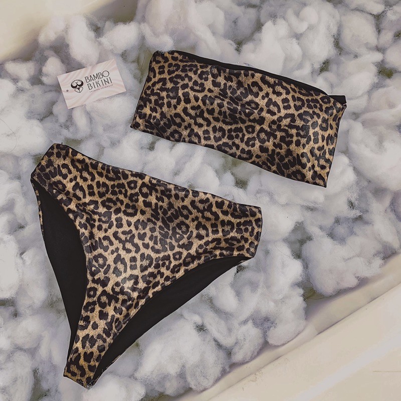 [Mã FAXANH245 giảm 10K đơn 50K] BIKINI THỜI TRANG CÚP NGỰC DA BEO TAM GIÁC 2 MẢNH (BAMBO BIKINI)