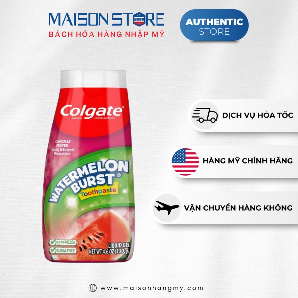KEM ĐÁNH RĂNG HƯƠNG DƯA HẤU CHO BÉ COLGATE KID  - Hàng Nhập USA Chính Hãng