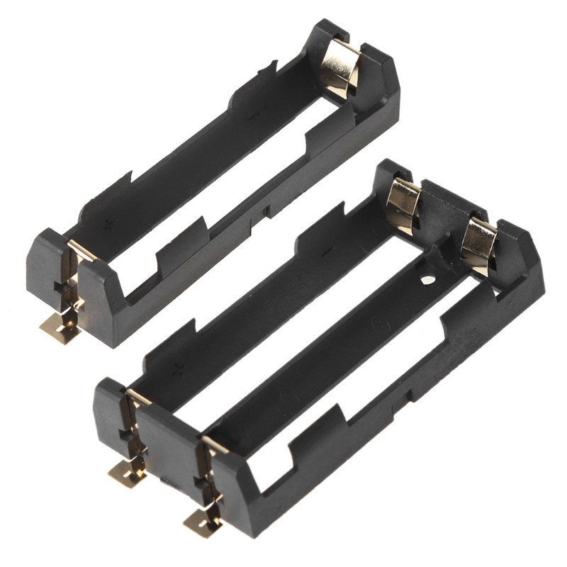 Hộp gắn pin 18650 1/2 ngăn tiện dụng