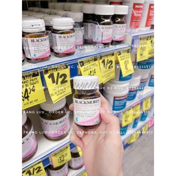 INBOX TRƯỚC KHI ĐẶT HÀNG - viên bổ sung sắt blackmores | Thế Giới Skin Care