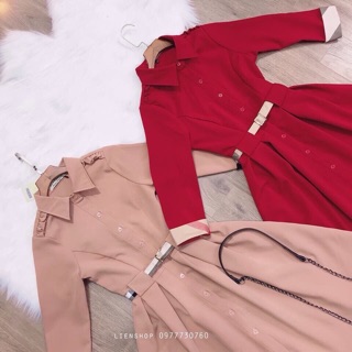 Đầm xoè BBR kèm belt