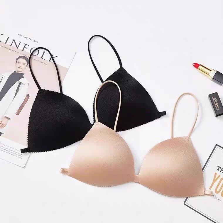Áo Lót Đúc Su Đệm Mỏng Nhẹ Không Gọng Cài Sau Bản Dây Nhỏ Thời Trang PINKBOUTIQUE AN818