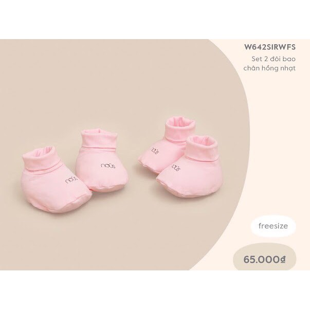 Set Nón/ Bao Tay/ Bao Chân Nous cho bé sơ sinh