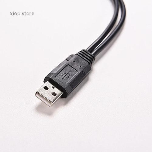 Dây cáp chia 2 cổng sạc dữ liệu USB tiện lợi