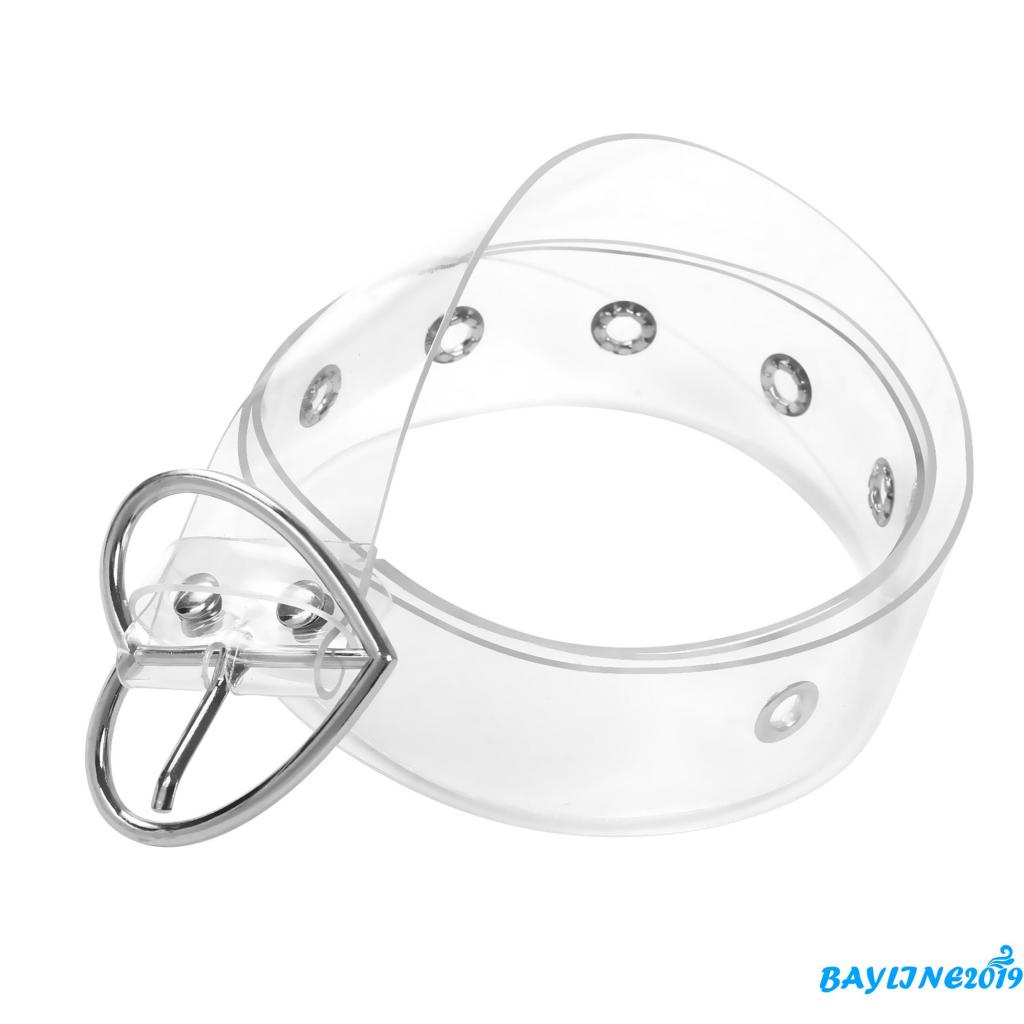 Thắt lưng trong suốt khóa hình trái tim cho nữ