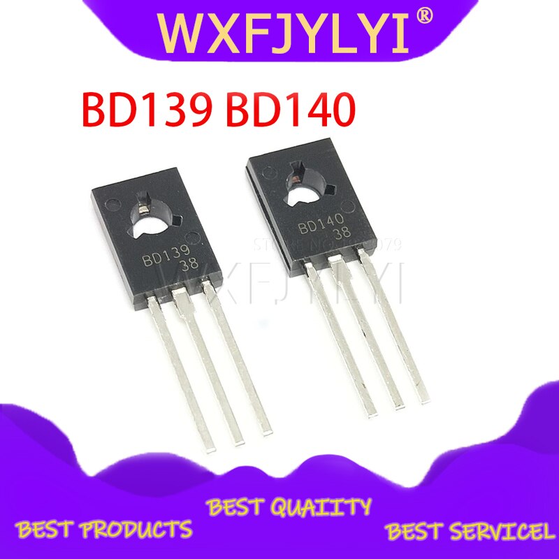 Set 20 Linh Kiện Điều Chỉnh Điện Áp BD139 BD140 (10 Cái BD139 + 10PCS BD140) TO126 TO-126