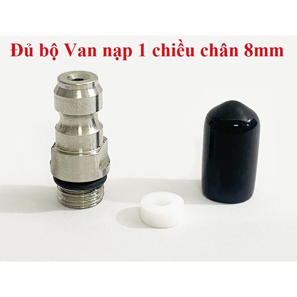 Gioăng cao su màu xanh thay van nạp một chiều chân 8mm Ron Sim Pom roan doan xéc măng doang ( 1 Cái )