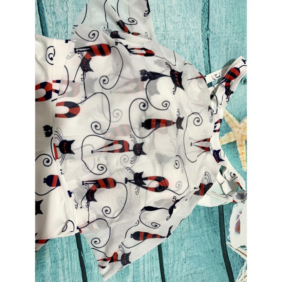 Áo Tắm Nữ Che Bụng Đi Biển 1 Mảnh Liền Thân Dạng Váy (Quần Rời) | BigBuy360 - bigbuy360.vn