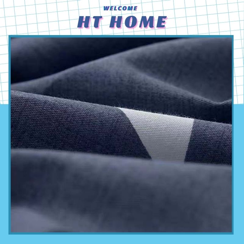 Ga giường ga trải giường cotton HT Home tam giác ghi miễn phí bo chun cho drap giường ( chưa kèm vỏ gối ) | BigBuy360 - bigbuy360.vn