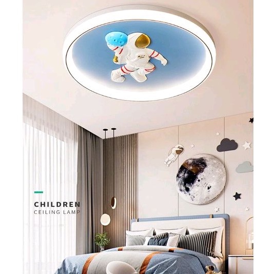 Đèn ốp trần phòng trẻ em hình phi hành gia