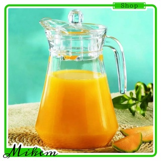 Bình đựng nước thủy tinh dung tích 1.3 lít. Trong suốt. Thiết kế đẹp, sang trọng. Chất liệu thủy tinh loại dày, đẹp...
