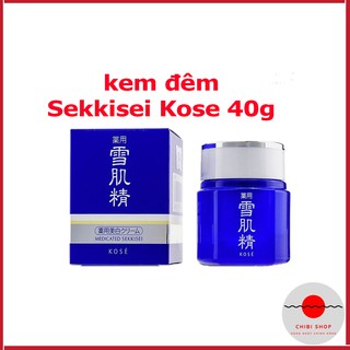 Kem dưỡng da ban đêm Medicated Sekkisei Kose 40g Nhật Bản