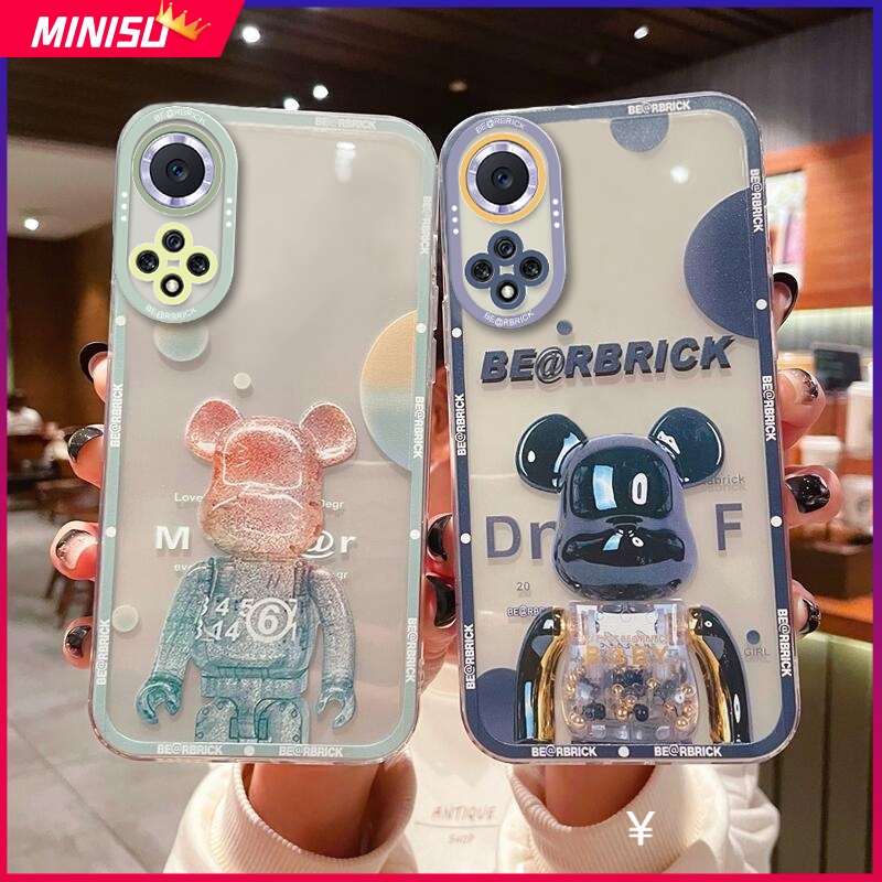 Ốp Điện Thoại Silicon Bảo Vệ Camera In Hình Gấu Cho Huawei Nova 5T 3 3i 7 7i 7SE 8 8i 8SE 9 9 Pro 9SE Huawei Y7A Y9 Prime 2019