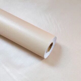 10m giấy dán tường màu trơn nâu cafe , sẵn keo dán, khổ rộng 45cm