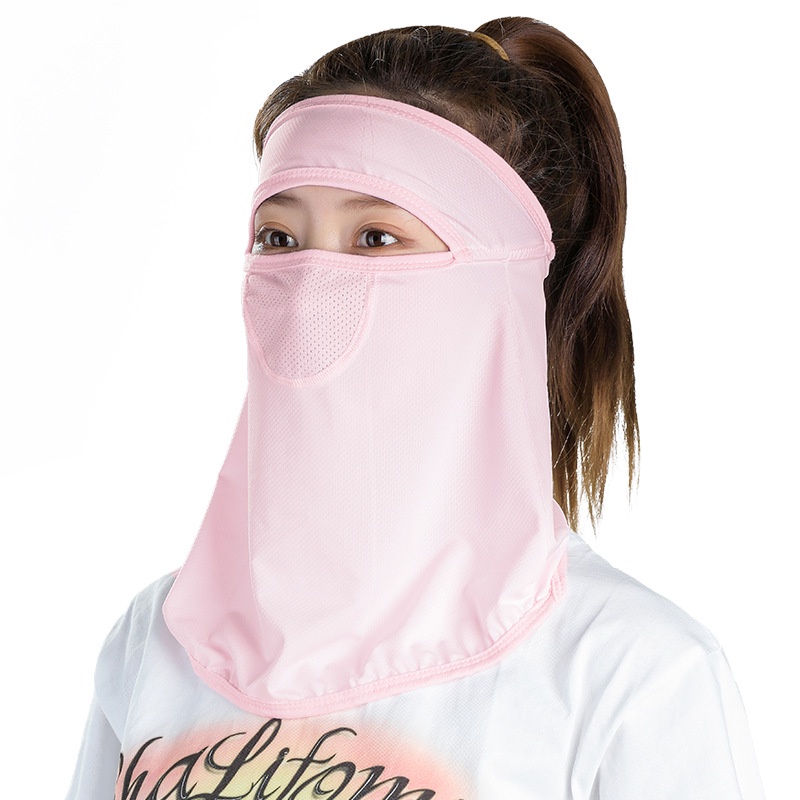 Khẩu Trang Chống Nắng Chống Tia Cực Tím Bảo Vệ Toàn Diện Khuôn Mặt Và Cổ