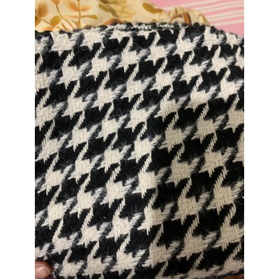 Sét áo váy dạ phong cách houndstooth retro sang chảnh Ulzzang Hàn Quốc A106
