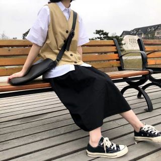 [ORDER] Chân váy đen xòe dài basic cá tính phối đồ siêu chất style Hàn