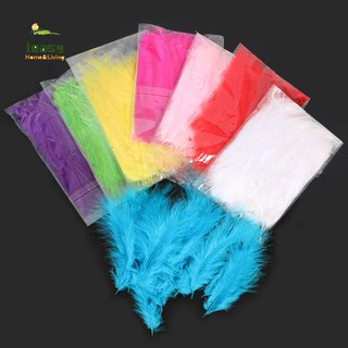 Bịch 100 lông vũ nhiều màu dùng để trang trí