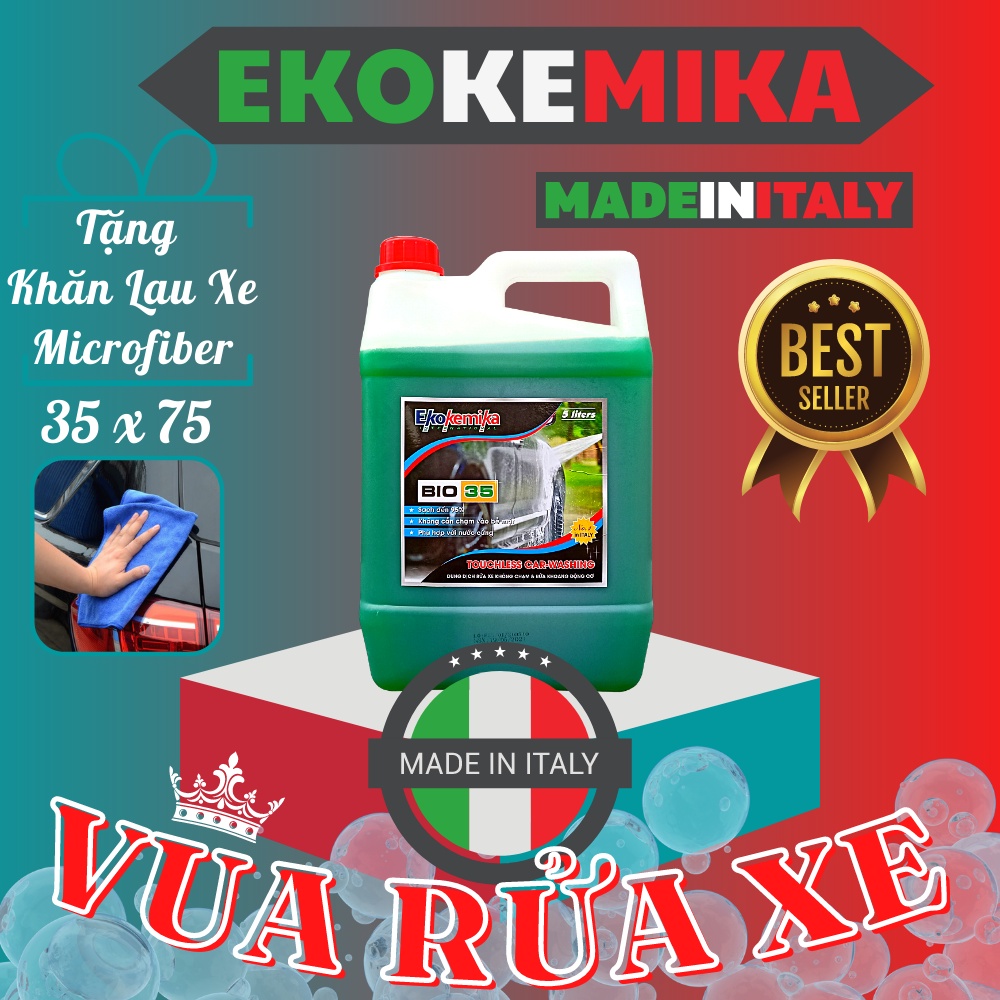 Dung dịch rửa xe không chạm Ekokemika Bio 35 - Bình 1 Lít