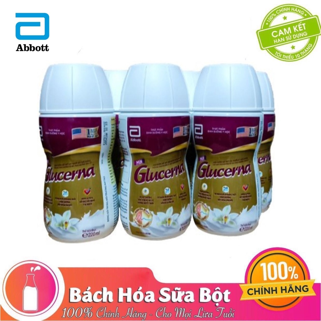 Sữa pha sẵn dành cho người tiểu đường Abbott Glucerna (thùng 30 chai)