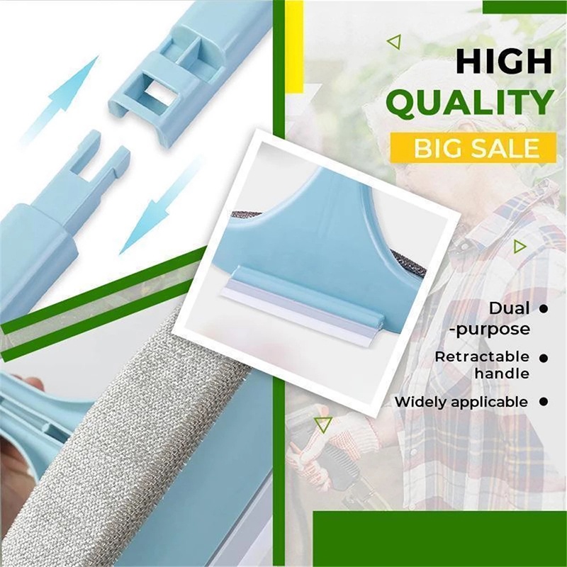 Cọ Vệ Sinh Cửa Kính / Cửa Sổ / Cửa Ra Vào 2 Trong 1 Thiết Kế Nhỏ Gọn Tiện Dụng