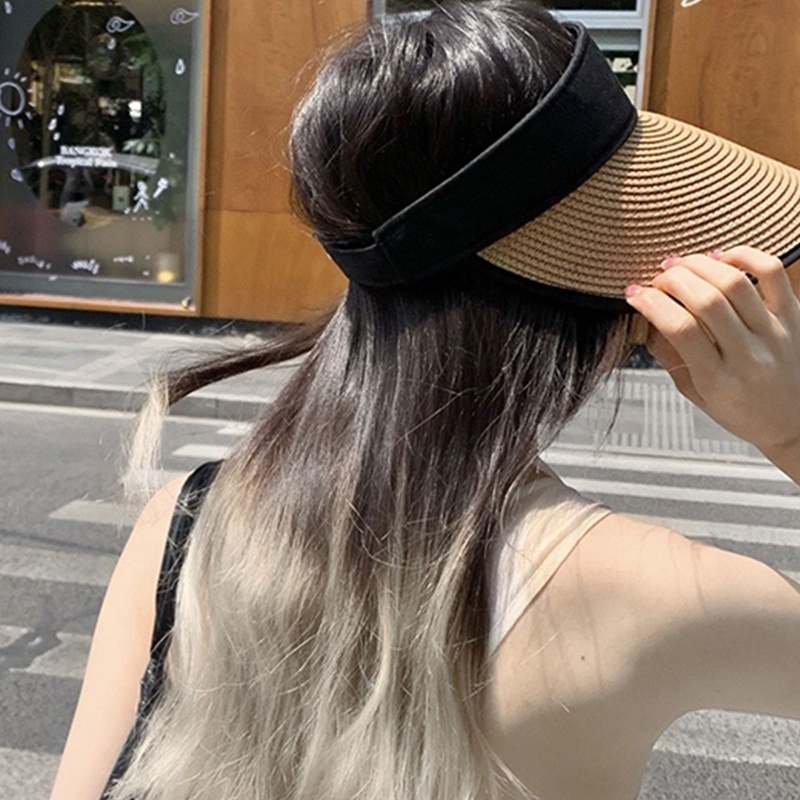 Nón Rộng Vành Hở Chóp Chống Nắng Thời Trang Mùa Hè Phong Cách Hàn Quốc