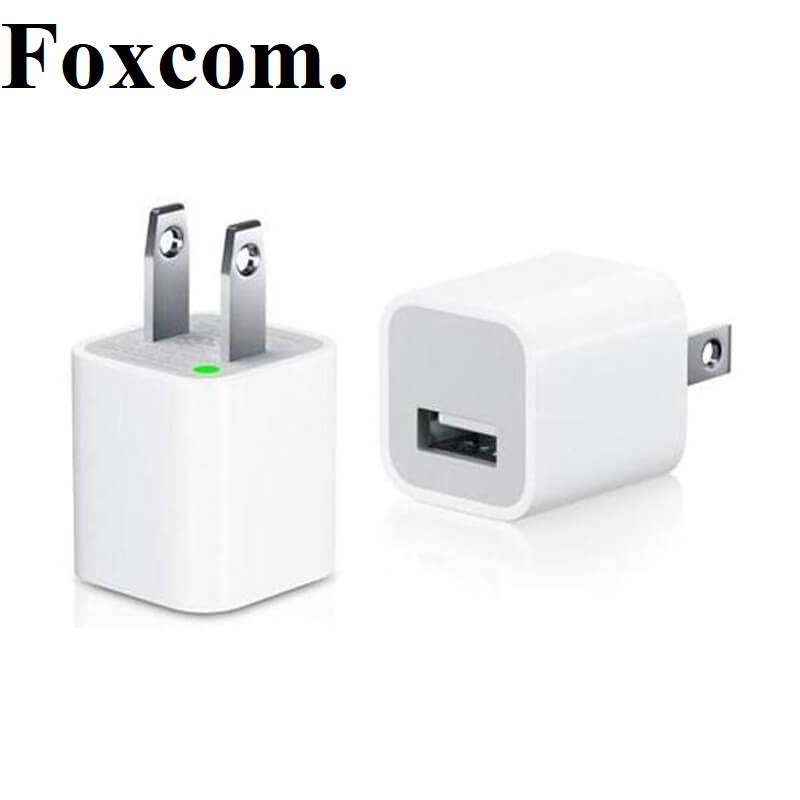 BỘ CỦ SẠC IPHONE - FOXCOM +CÁP FOXCOM CAO CẤP DÙNG CHO TẤT CẢ CÁC LOẠI ĐIỆN THOẠI